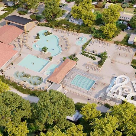 Charmant Dans Camping 5 Etoiles-Lac Biscarrosse Exterior foto